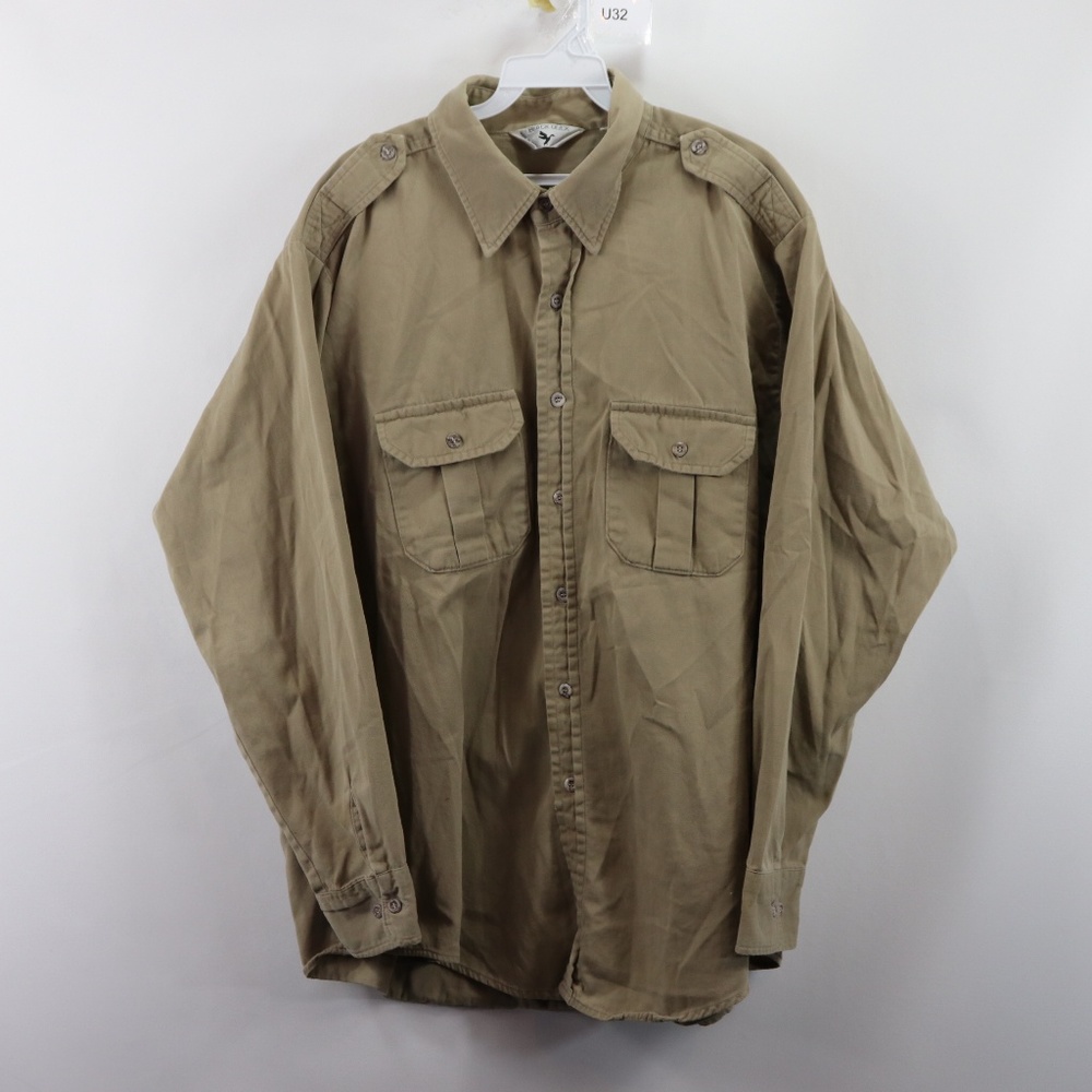 Vintage Black Duck Outdoor Safari Hunting Shirt